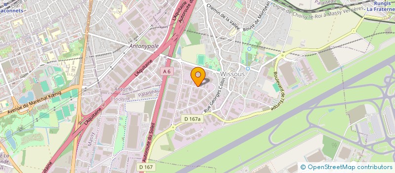 localisation de l'entreprise AUTOCARS ALEXANDRE à WISSOUS