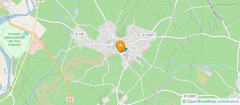 localisation de l'entreprise AUTOCARS ALVERGNE EURL à LE POUGET