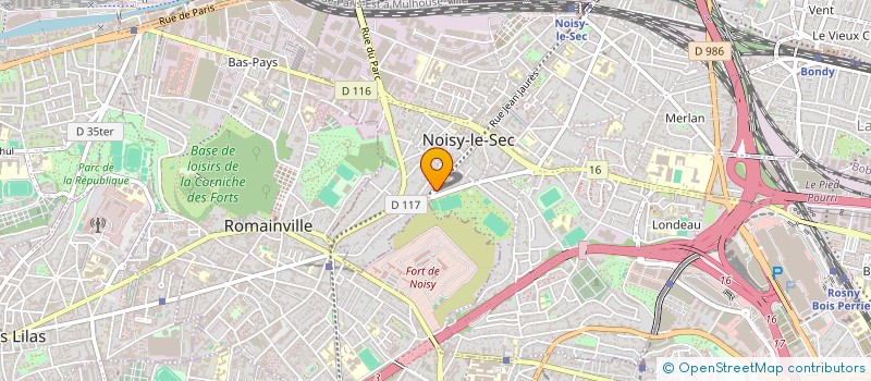 localisation de l'entreprise AUTOCARS ALYSSE à NOISY-LE-SEC