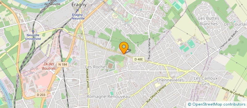 localisation de l'entreprise AUTOCARS BOUCHARD  NEUVILLE-SUR-OISE