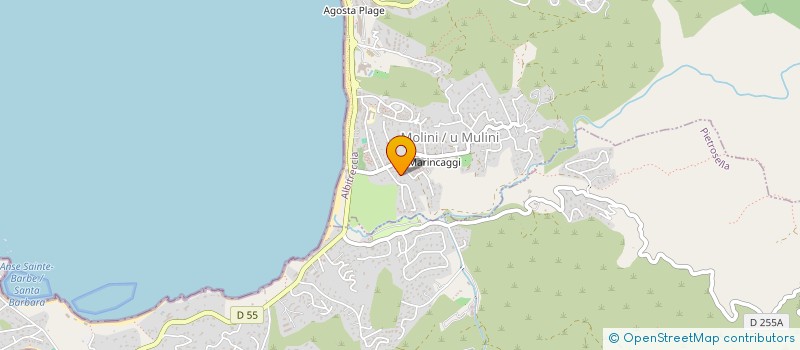 localisation de l'entreprise AUTOCARS CORSE MEDITERRANEE ACM  GROSSETO-PRUGNA