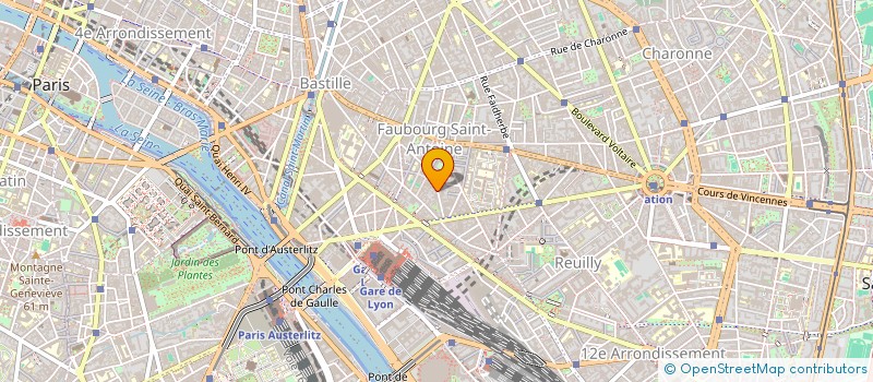 localisation de l'entreprise AUTOCARS CRIS VOYAGES à PARIS
