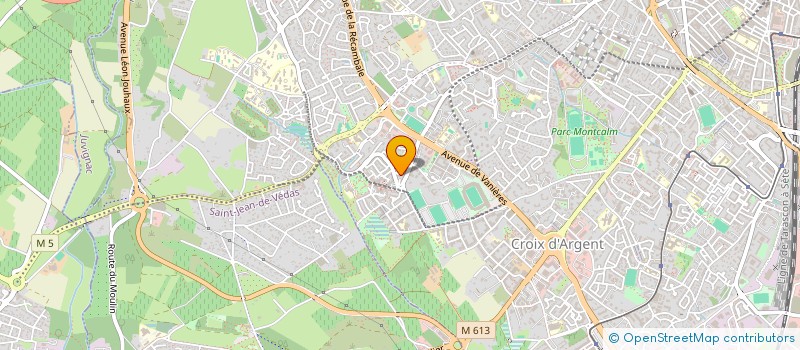 localisation de l'entreprise AUTOCARS D'OCCITANIE à MONTPELLIER