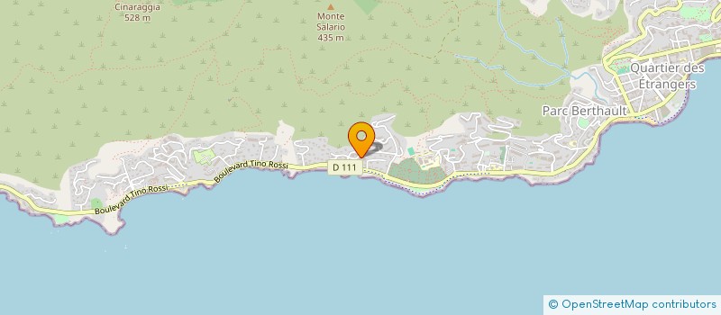localisation de l'entreprise AUTOCARS DE L'ILE DE BEAUTE à AJACCIO