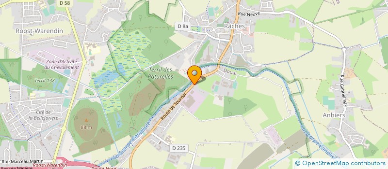 localisation de l'entreprise AUTOCARS DOUAISIENS à DOUAI