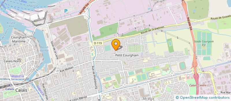 localisation de l'entreprise AUTOCARS GUY PORTAL  CALAIS