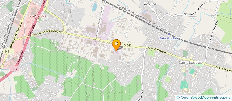 localisation de l'entreprise AUTOCARS LAFFOREST à SAINT-LOUBES