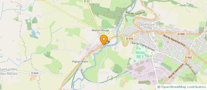 localisation de l'entreprise AUTOCARS LE MONNIER FILS à DOMFRONT-EN-POIRAIE
