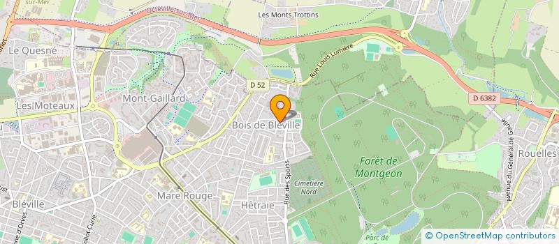 localisation de l'entreprise AUTOCARS LH à LE HAVRE