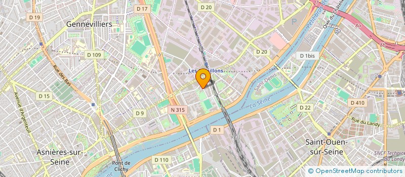 localisation de l'entreprise AUTOCARS MELYA  ASNIERES-SUR-SEINE