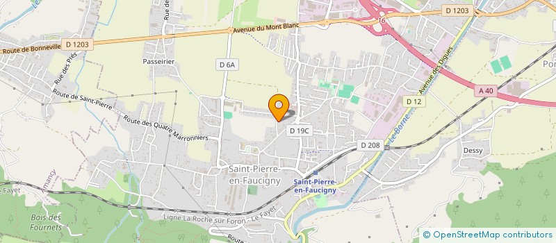 localisation de l'entreprise AUTOCARS PAYS DE SAVOIE - A.P.S.  LA ROCHE-SUR-FORON