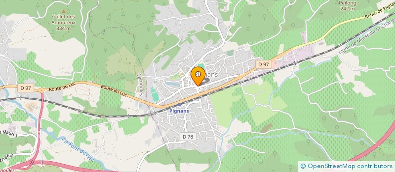 localisation de l'entreprise AUTOCARS SAPA VOYAGES à PIGNANS