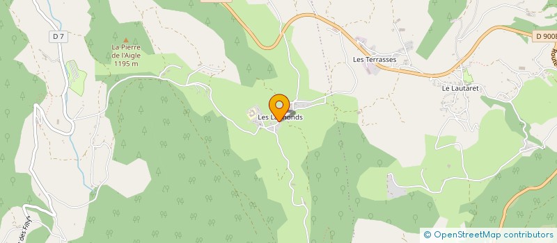 localisation de l'entreprise AUTOCARS SARLIN à UBAYE-SERRE-PONCON