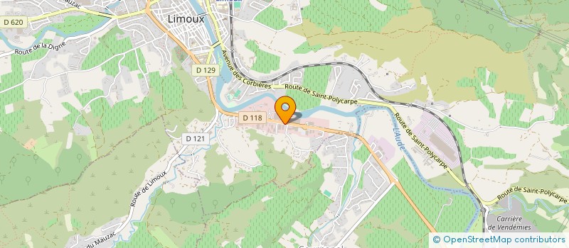 localisation de l'entreprise AUTOCARS TOURACO à LIMOUX