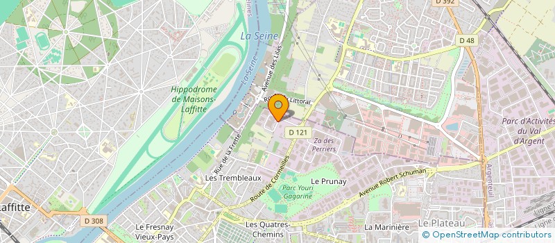 localisation de l'entreprise AUTOCCASION 78  HEROUVILLE-EN-VEXIN