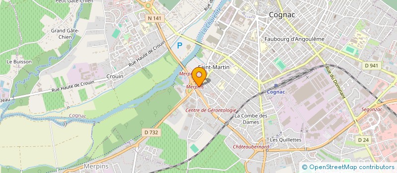 localisation de l'entreprise AUTOCCASION EURL NAVARRE JEAN-DENIS à COGNAC