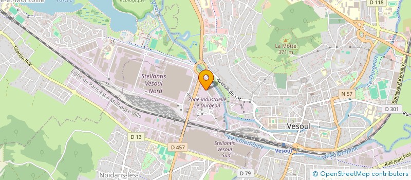 localisation de l'entreprise AUTOCCASION70  NOIDANS-LES-VESOUL