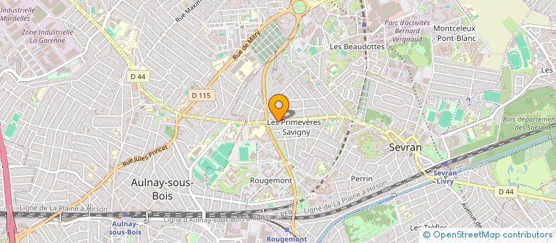 localisation de l'entreprise AUTOCHALLENGE 93 à SEVRAN