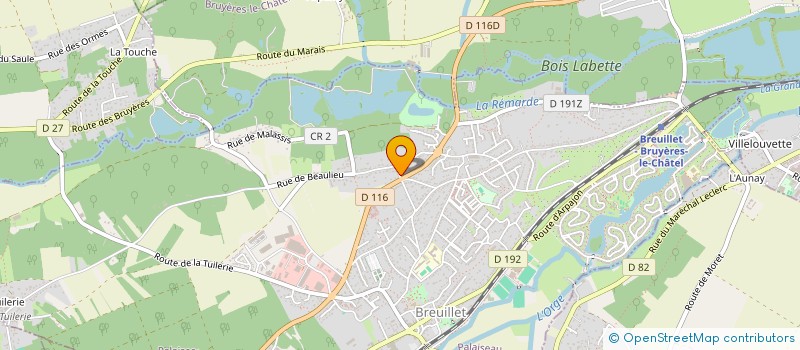 localisation de l'entreprise AUTOCHECK à BREUILLET