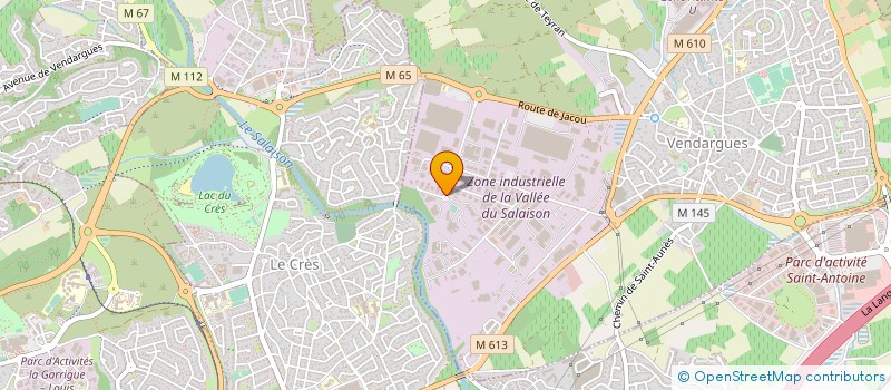 localisation de l'entreprise AUTOCHIMIE SARL à VENDARGUES