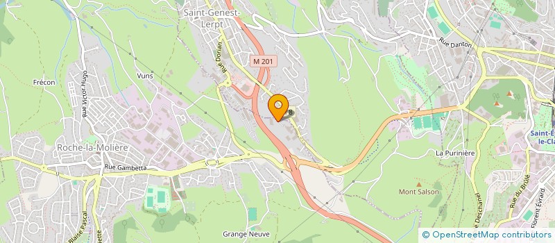 localisation de l'entreprise AUTOCIRC FRANCE SAS  ROCHE-LA-MOLIERE