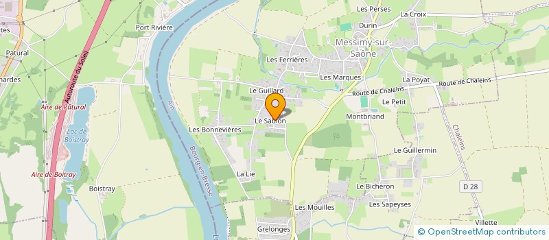 localisation de l'entreprise AUTOCITADINE à MESSIMY-SUR-SAONE