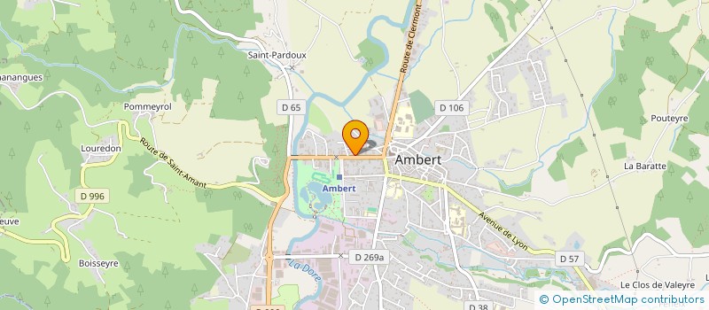 localisation de l'entreprise AUTOCK CONCEPT à AMBERT