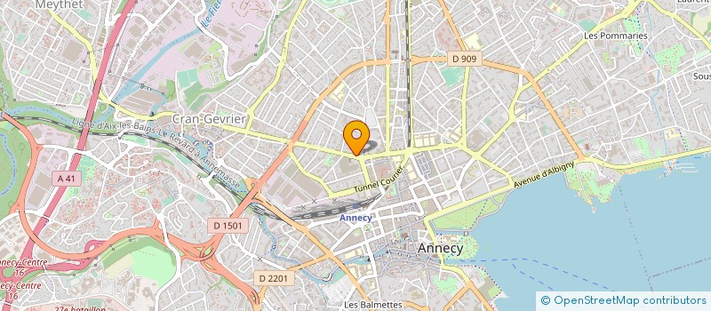localisation de l'entreprise AUTOCOLOR à ANNECY