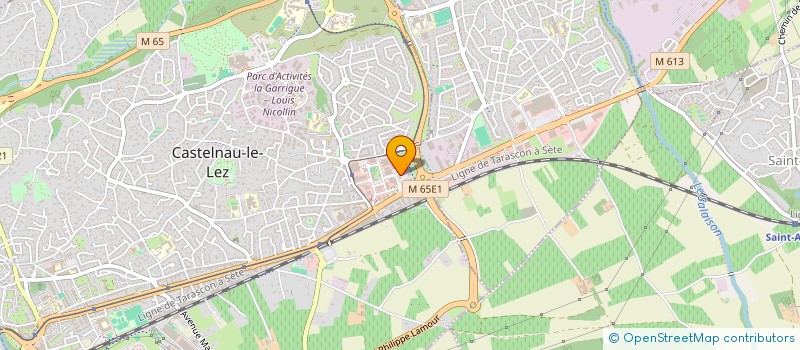 localisation de l'entreprise AUTOCOM-SOLUTIONS à MONTPELLIER