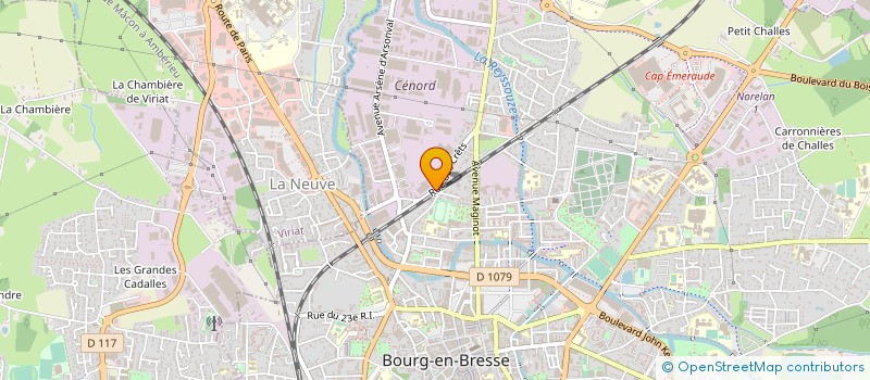 localisation de l'entreprise AUTOCONFORT 01 à BOURG-EN-BRESSE