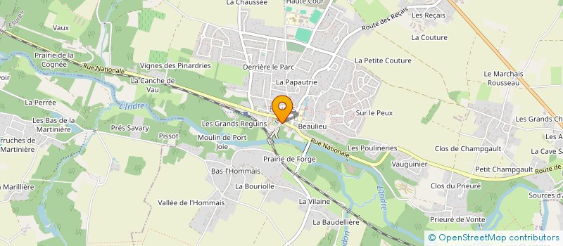 localisation de l'entreprise AUTOCONTACT-37 à ESVRES