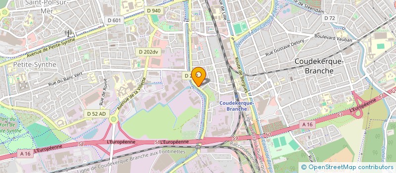 localisation de l'entreprise AUTOCONTROLE  COUDEKERQUE-BRANCHE