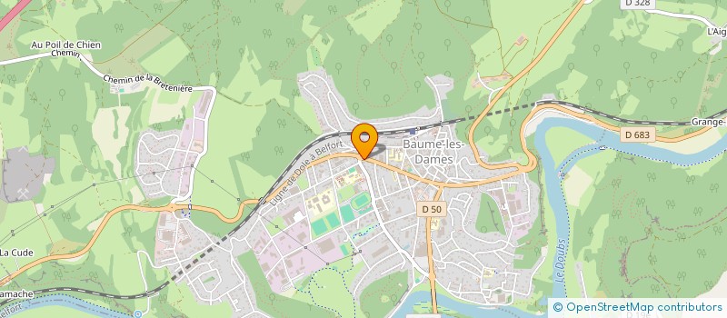 localisation de l'entreprise AUTOCONTROLE DE BAUME-LES-DAMES  BAUME-LES-DAMES