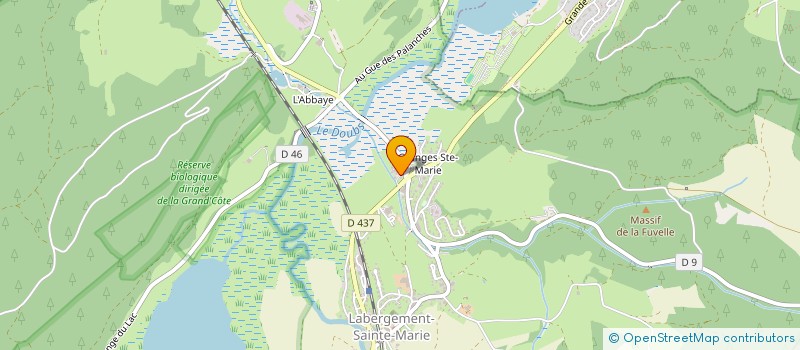 localisation de l'entreprise AUTOCONTROLE DES DEUX LACS CHRISTIAN BETTINELLI  LABERGEMENT-SAINTE-MARIE