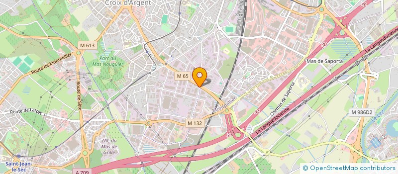 localisation de l'entreprise AUTOCONTROLE GAROSUD à MONTPELLIER