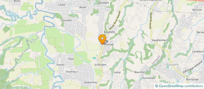 localisation de l'entreprise AUTOCORNER  LAMENTIN