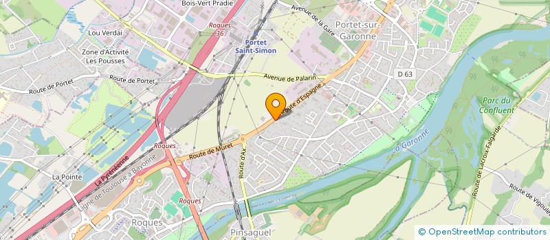 localisation de l'entreprise AUTOCOST  PORTET-SUR-GARONNE