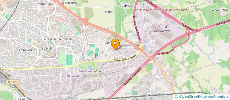 localisation de l'entreprise AUTOCRAFT à VILLENEUVE-LES-BEZIERS