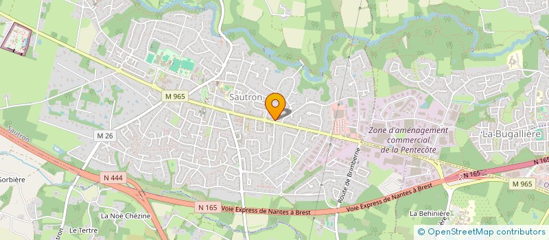 localisation de l'entreprise AUTOCUP à SAUTRON