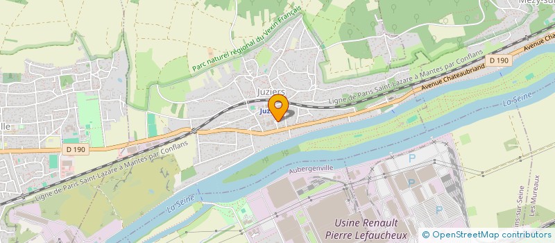 localisation de l'entreprise AUTODEAL  JUZIERS