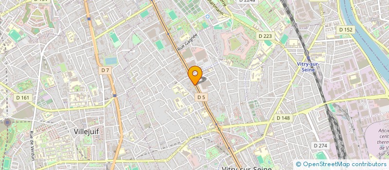 localisation de l'entreprise AUTODEFENSE POPULAIRE à VITRY-SUR-SEINE