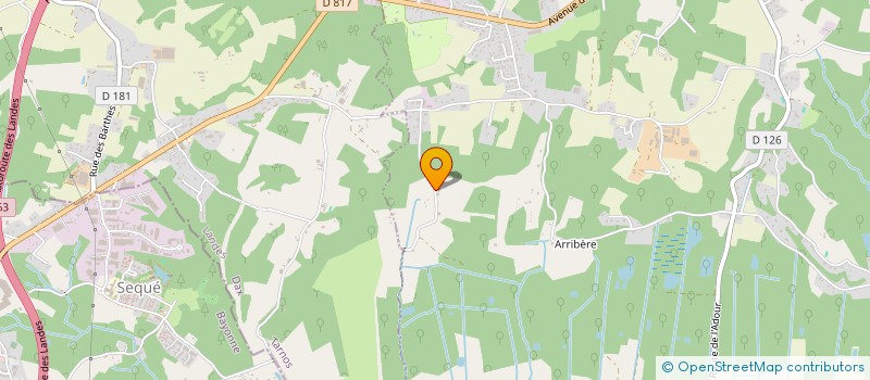 localisation de l'entreprise AUTODELTA  SAINT-MARTIN-DE-SEIGNANX