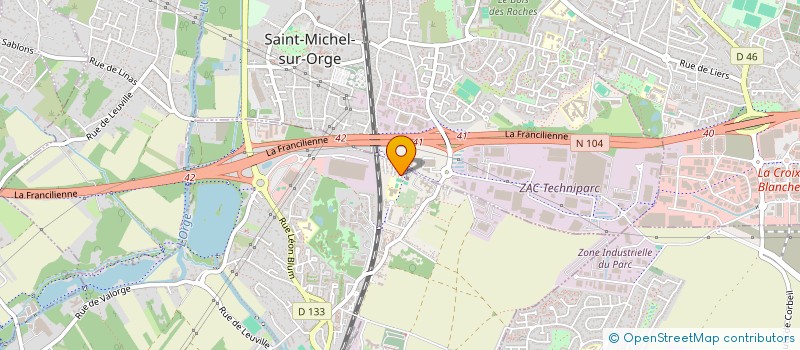localisation de l'entreprise AUTODEPOT à BRETIGNY-SUR-ORGE