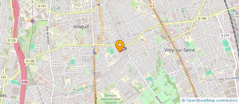 localisation de l'entreprise AUTODIAG94 à VILLEJUIF