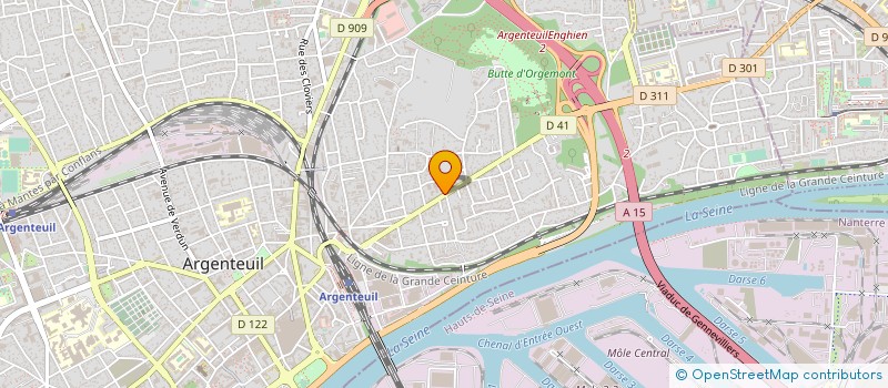 localisation de l'entreprise AUTODIS à ARGENTEUIL