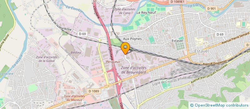 localisation de l'entreprise AUTODIS  BRIVE-LA-GAILLARDE