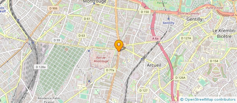 localisation de l'entreprise AUTODISTRIBUTION  ARCUEIL