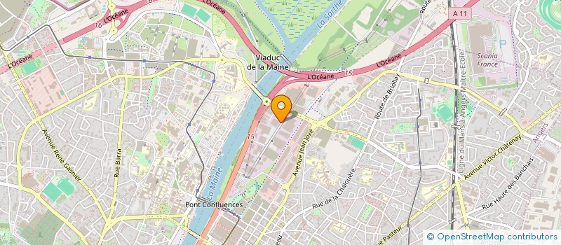 localisation de l'entreprise AUTODISTRIBUTION SOGO à ANGERS
