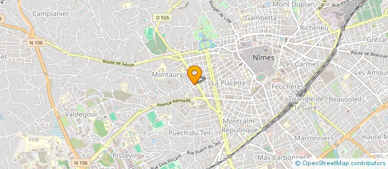 localisation de l'entreprise AUTODJEN  NIMES