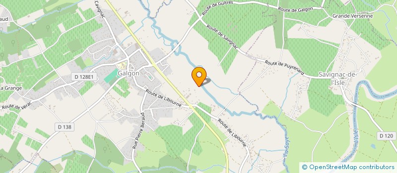 localisation de l'entreprise AUTODOMIA  GALGON